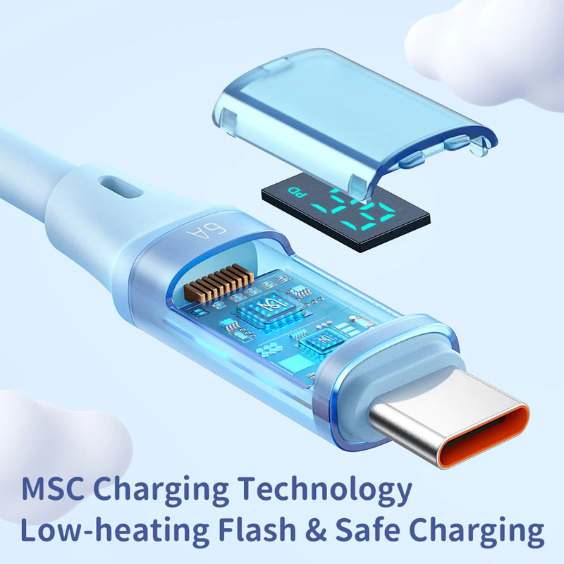 کابل تایپ سی فست شارژ Mcdodo CA-1922 6A 100W 1.2m