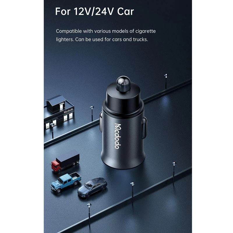 شارژر فندکی فست شارژ Mcdodo CC-1900 5Port 3.4A QC4.0 PD 107W