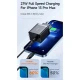 شارژر دیواری 40 وات مک دودو CH-2501 Gan QC4.0 PD 3A