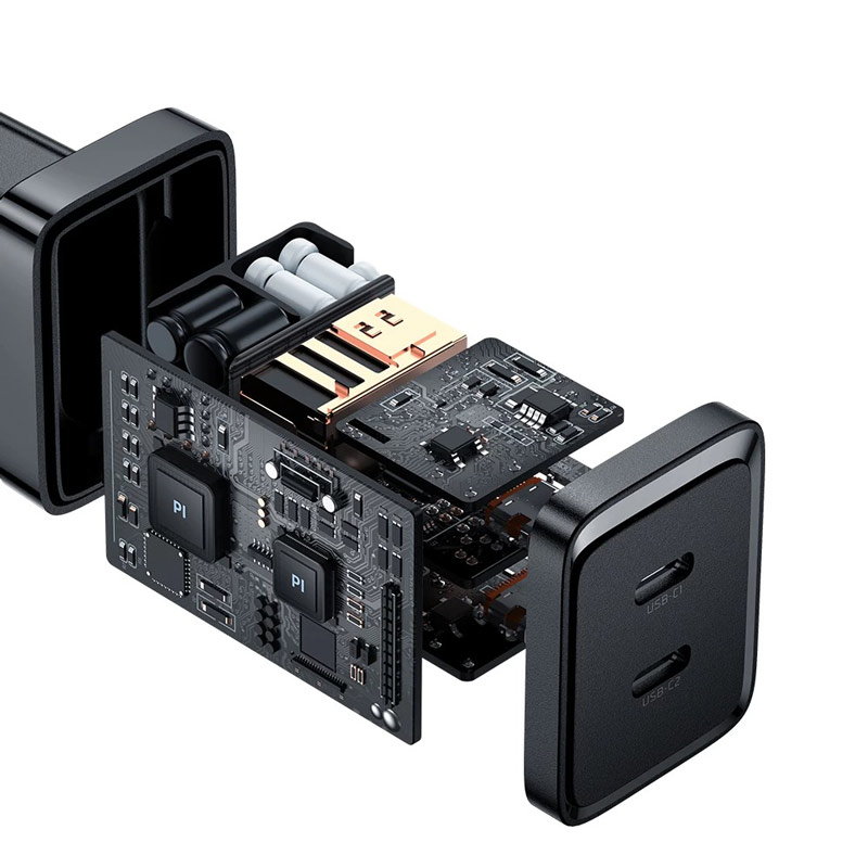 کلگی فست شارژ Mcdodo CH-2501 Gan 2Port 3A QC4.0 PD 40W Type-C