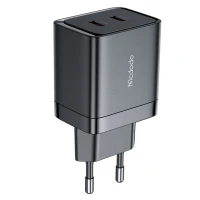 کلگی فست شارژ Mcdodo CH-2501 Gan 2Port 3A QC4.0 PD 40W Type-C