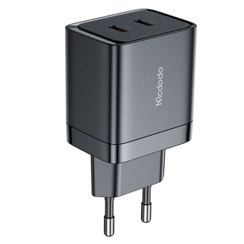 کلگی فست شارژ Mcdodo CH-2501 Gan 2Port 3A QC4.0 PD 40W Type-C