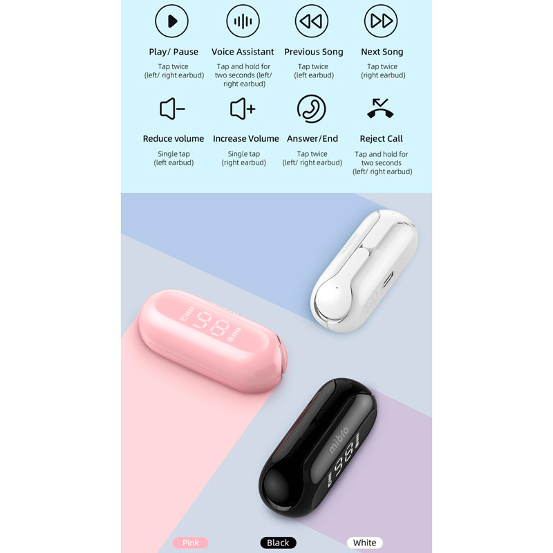 هندزفری بلوتوث دو تایی Mibro Earbuds 3 XPEJ006 TWS