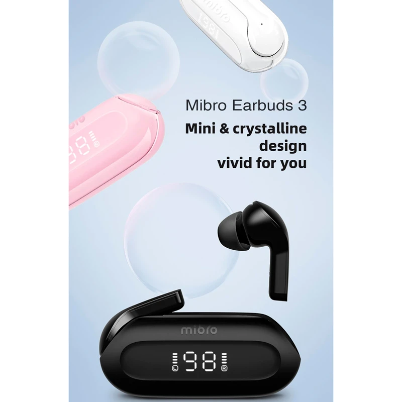 هندزفری بلوتوث دو تایی Mibro Earbuds 3 XPEJ006 TWS