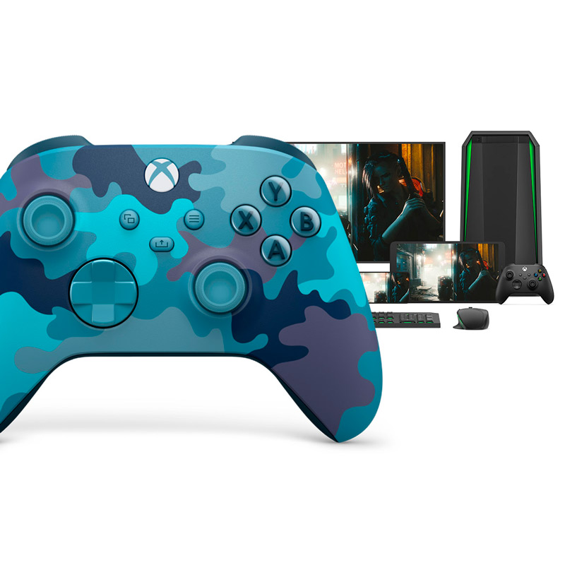 دسته بازی بی سیم Microsoft XBOX Series X/S Mineral Camo Special Edition