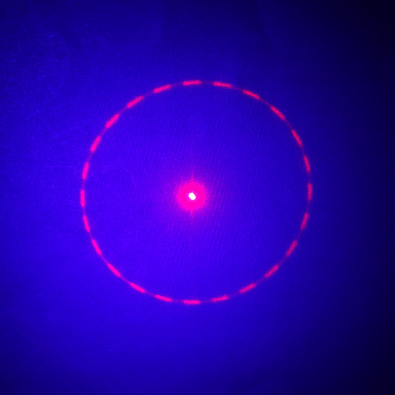 لیزر رقص نور Mini Laser Stage Light + ریموت کنترل
