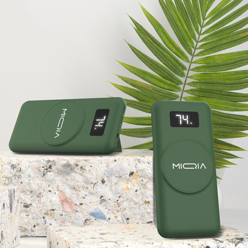 پاور بانک بی سیم فست شارژ 10000 میکیا Miqia MD17 PD 22.5W