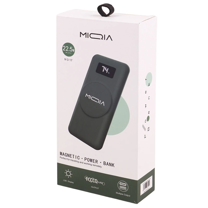 پاور بانک بی سیم فست شارژ 10000 میکیا Miqia MD17 PD 22.5W