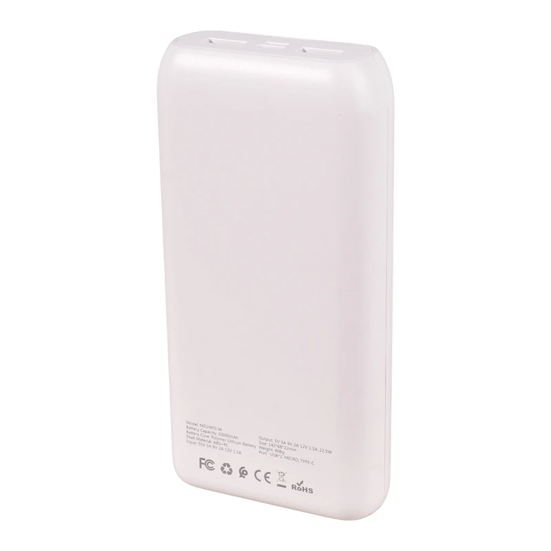 پاور بانک فست شارژ 20000 میکیا Miqia MD24PD-W PD 22.5W
