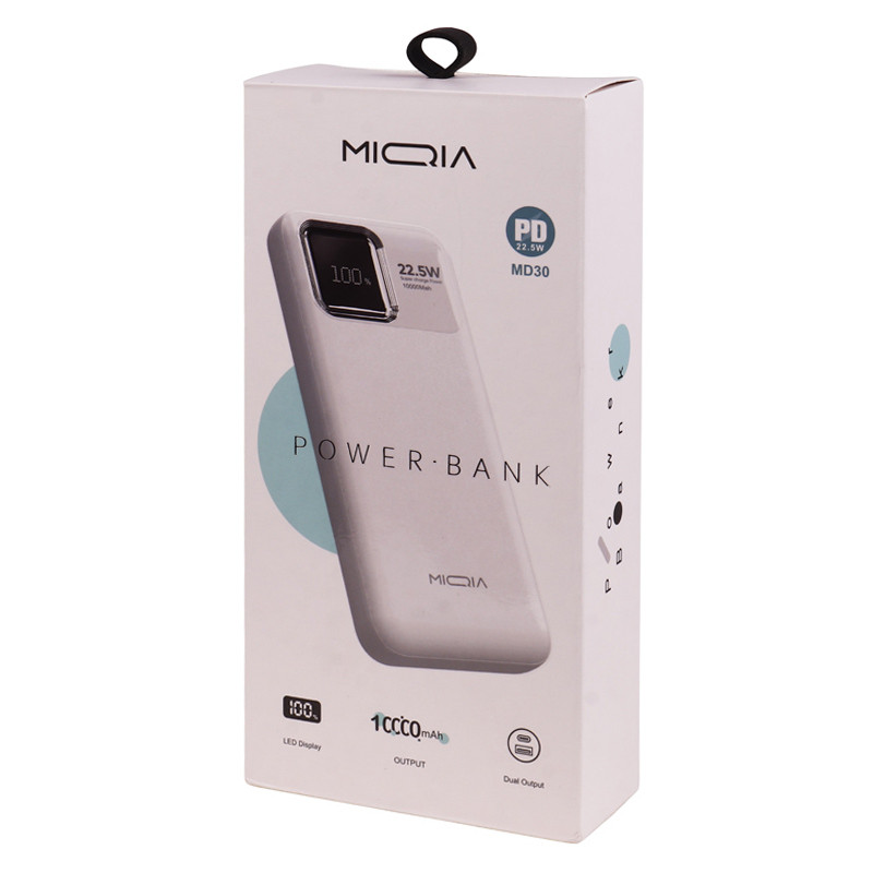 پاور بانک فست شارژ 10000 میکیا Miqia MD30PD-W PD 22.5W