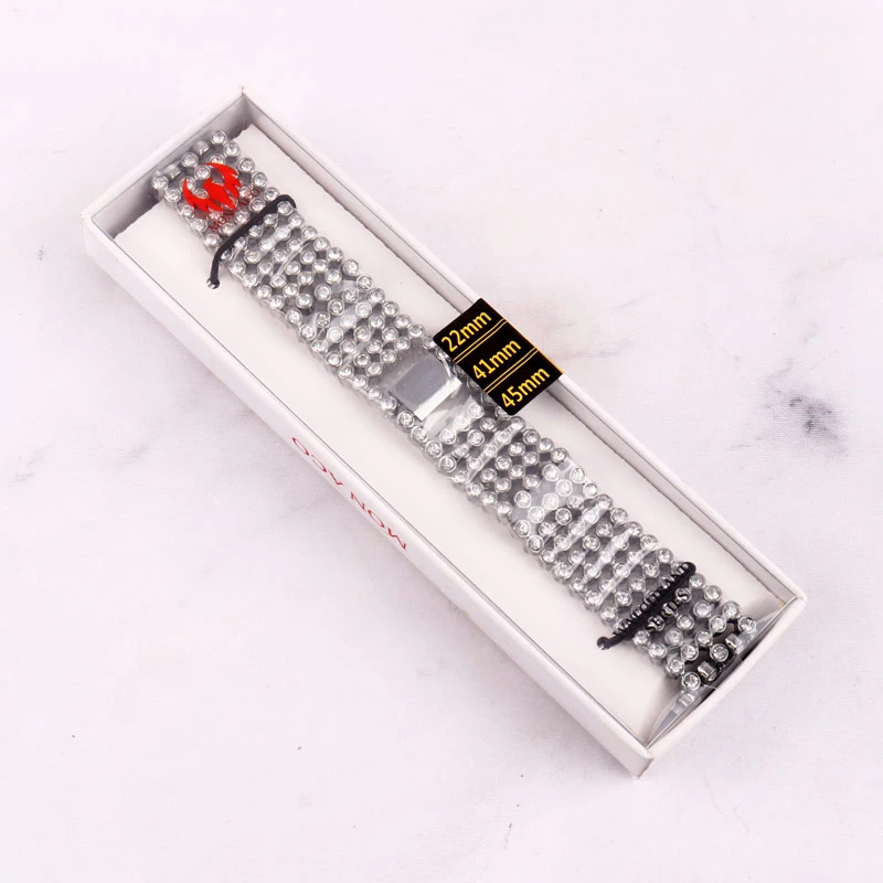 بند Monaco اپل واچ 22/41/45mm نگین دار