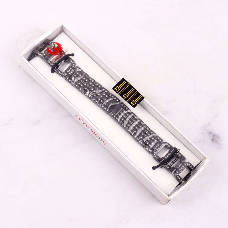 بند Monaco اپل واچ 22/41/45mm کد 13 مشکی