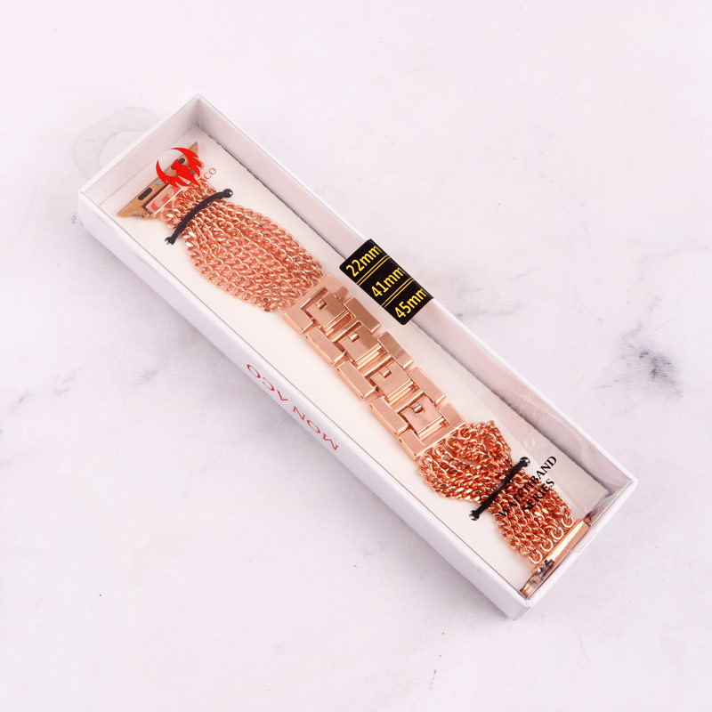 بند کارتیر Monaco ریز زنجیر 22/41/45mm