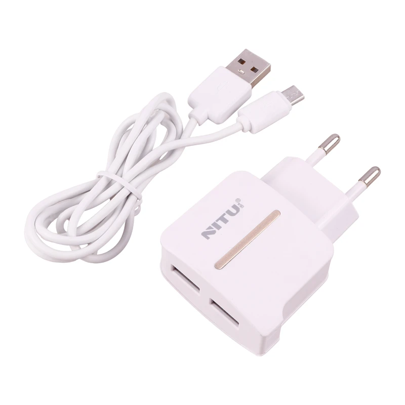 شارژر دیواری 12 وات نیتو NT-TC022 2.4A + کابل میکرو یو اس بی