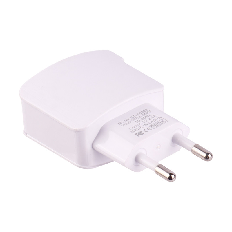 شارژر دیواری فست شارژ Nitu NT-TC022 2Port 2.4A 12W + کابل میکرو یو اس بی
