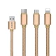 کابل سه سر فست شارژ 3.1 آمپر نیتو NT-UC003 طول 1.2 متر