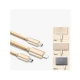کابل سه سر فست شارژ 3.1 آمپر نیتو NT-UC003 طول 1.2 متر