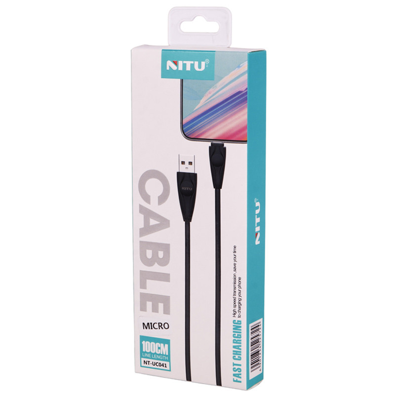کابل میکرو یو اس بی فست شارژ Nitu NT-UC041 2.4A 1m