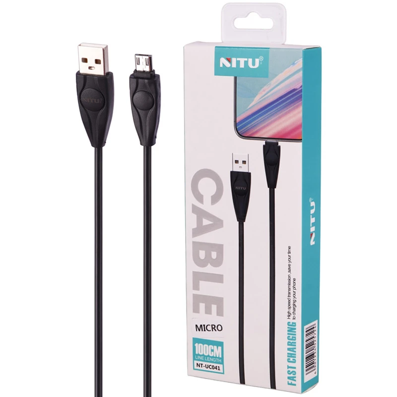 کابل میکرو یو اس بی فست شارژ 2.4 آمپر نیتو NT-UC041 طول 1 متر