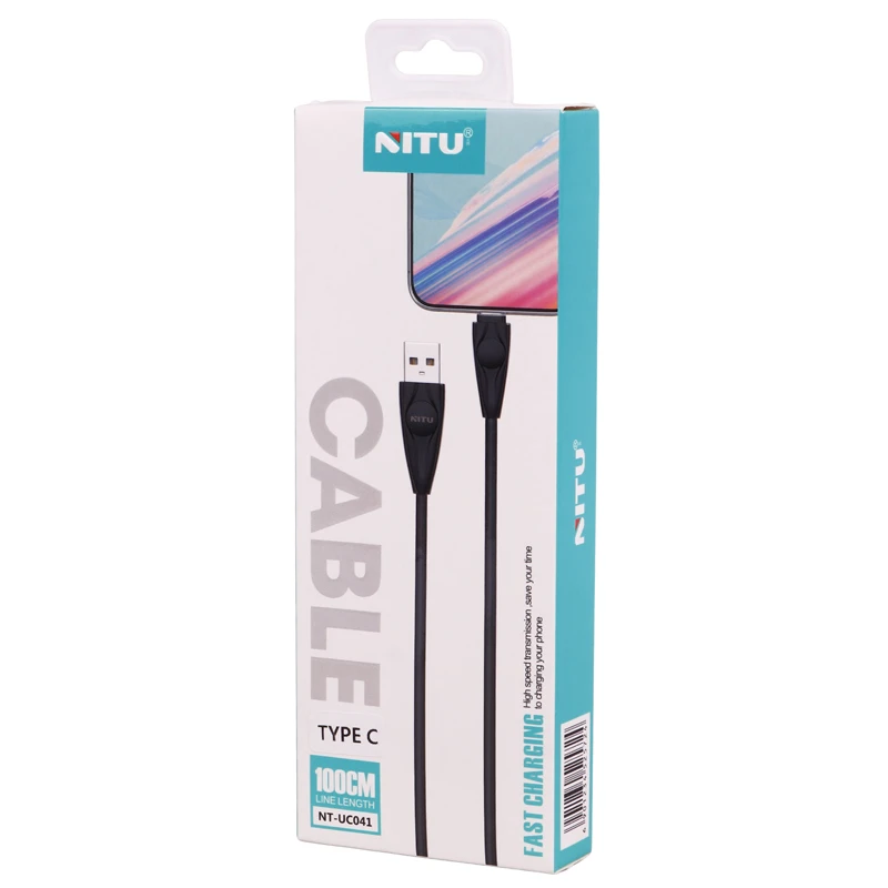 کابل تایپ سی فست شارژ 2.4 آمپر نیتو NT-UC041 طول 1 متر
