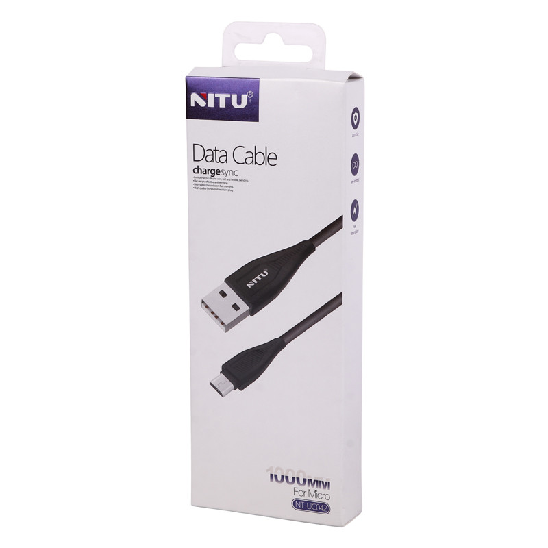 کابل میکرو یو اس بی فست شارژ Nitu NT-UC042 2.4A 1m