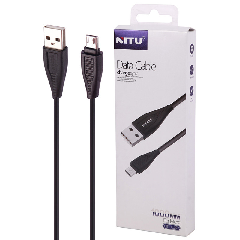 کابل میکرو یو اس بی فست شارژ Nitu NT-UC042 2.4A 1m