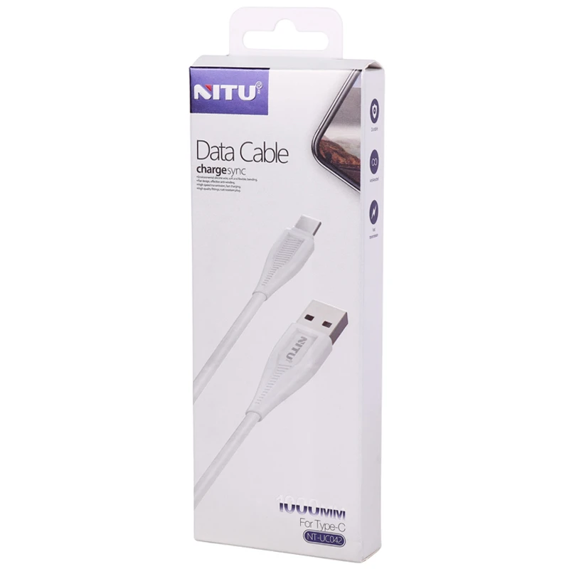 کابل تایپ سی فست شارژ 2.4 آمپر نیتو NT-UC042 طول 1 متر