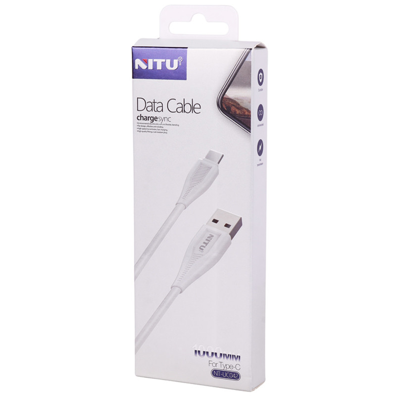 کابل تایپ سی فست شارژ Nitu NT-UC042 2.4A 1m