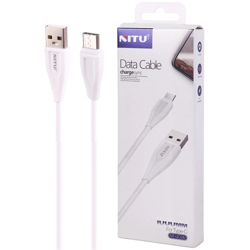 کابل تایپ سی فست شارژ 2.4 آمپر نیتو NT-UC042 طول 1 متر