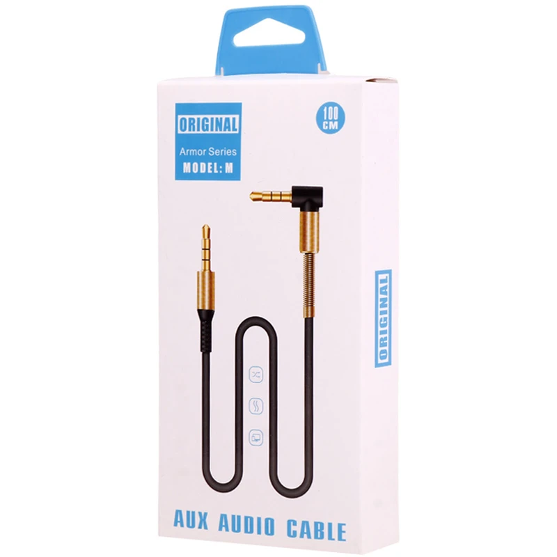 کابل AUX اورجینال M Armor یکسر L طول 1 متر