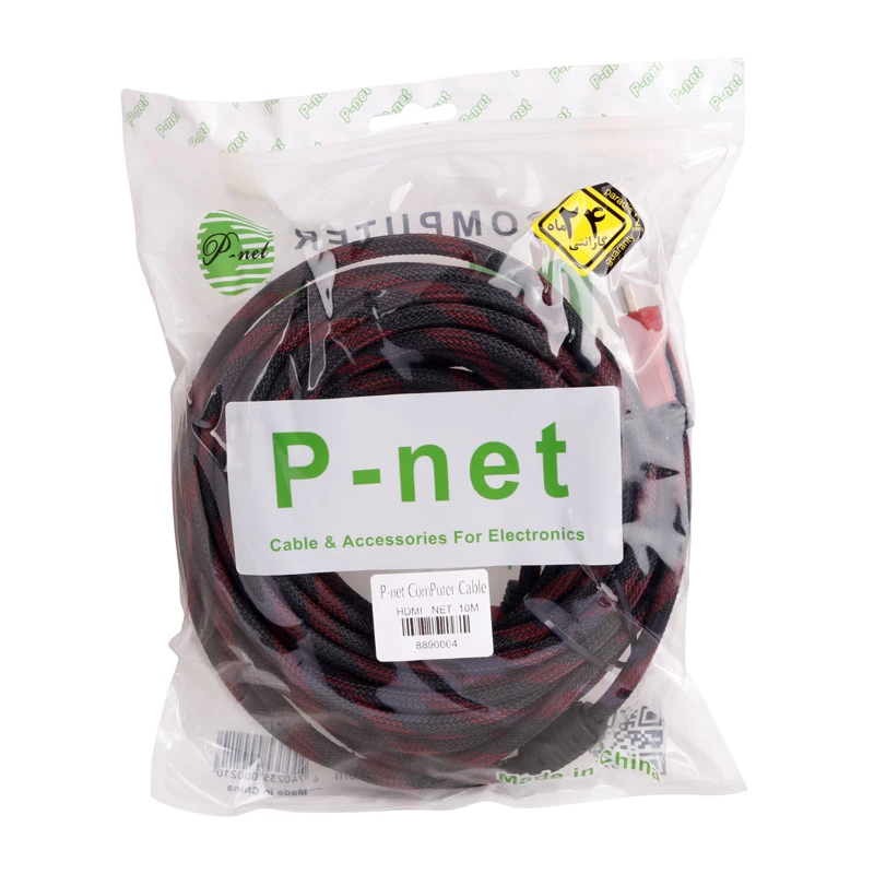 کابل HDMI پی نت P-net طول 10 متر پوست ماری