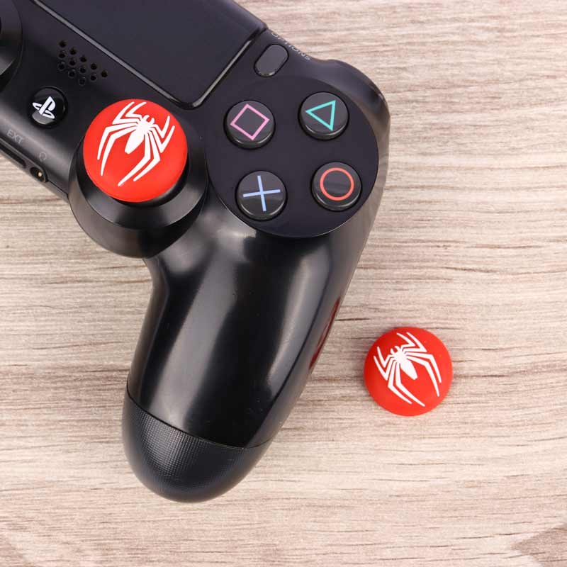 روکش آنالوگ دسته بازی Play Station/XBOX طرح Spider Man قرمز کد 2