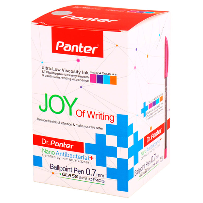 خودکار پنتر رنگی 0.7 میلی متر DP-105 بسته 50 عددی