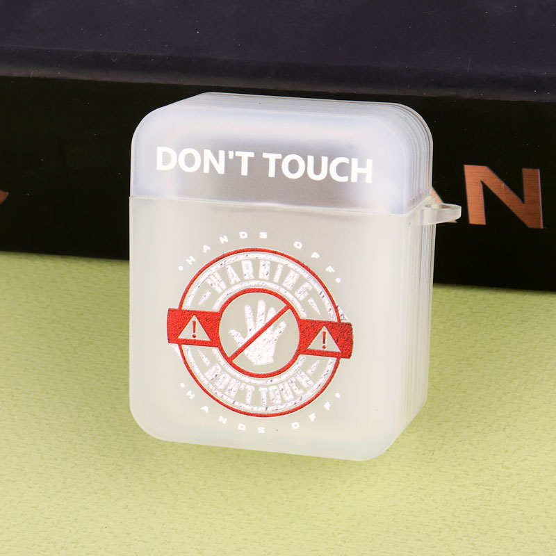 محافظ  AirPods 1 / 2 Pc طرح Dont Touch