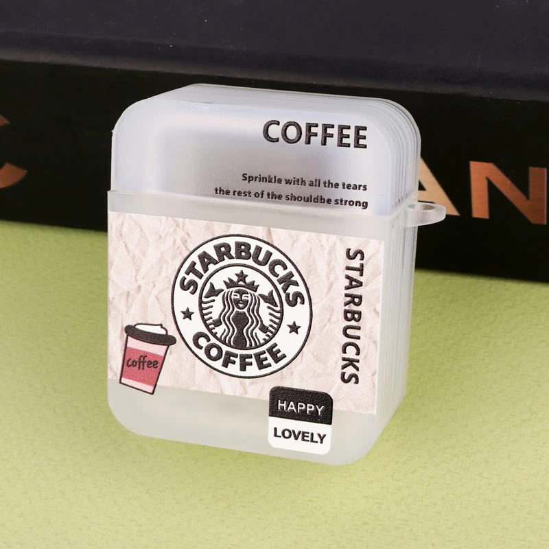 محافظ AirPods 1 / 2 Pc طرح Starbucks