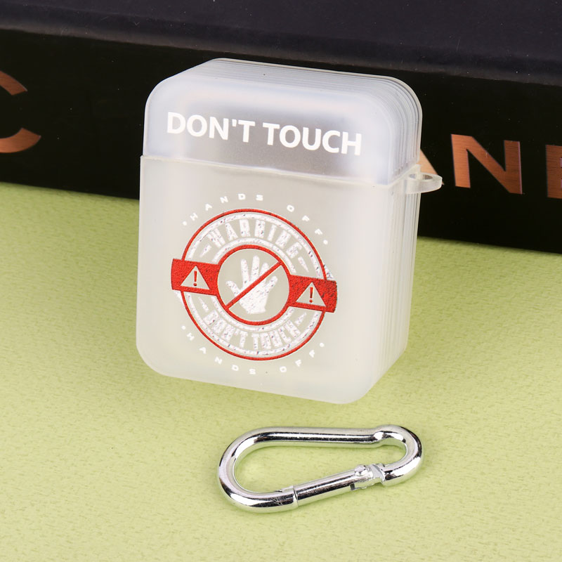 محافظ  AirPods 1 / 2 Pc طرح Dont Touch