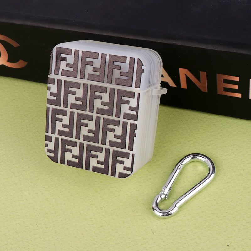 محافظ  AirPods 1 / 2 Pc طرح Fendi