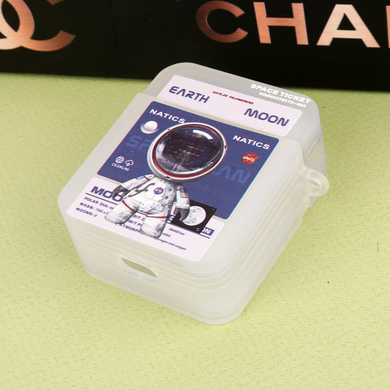 محافظ  AirPods 1 / 2 Pc طرح Space Ticket
