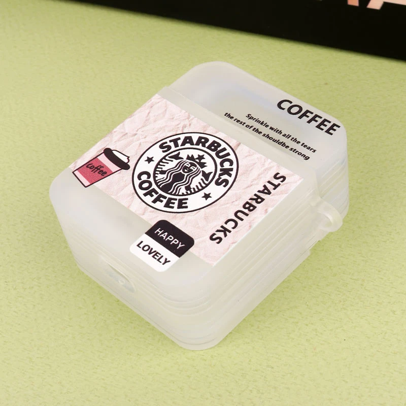 محافظ AirPods 1 / 2 Pc طرح Starbucks
