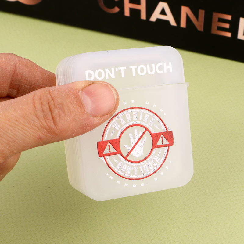 محافظ  AirPods 1 / 2 Pc طرح Dont Touch