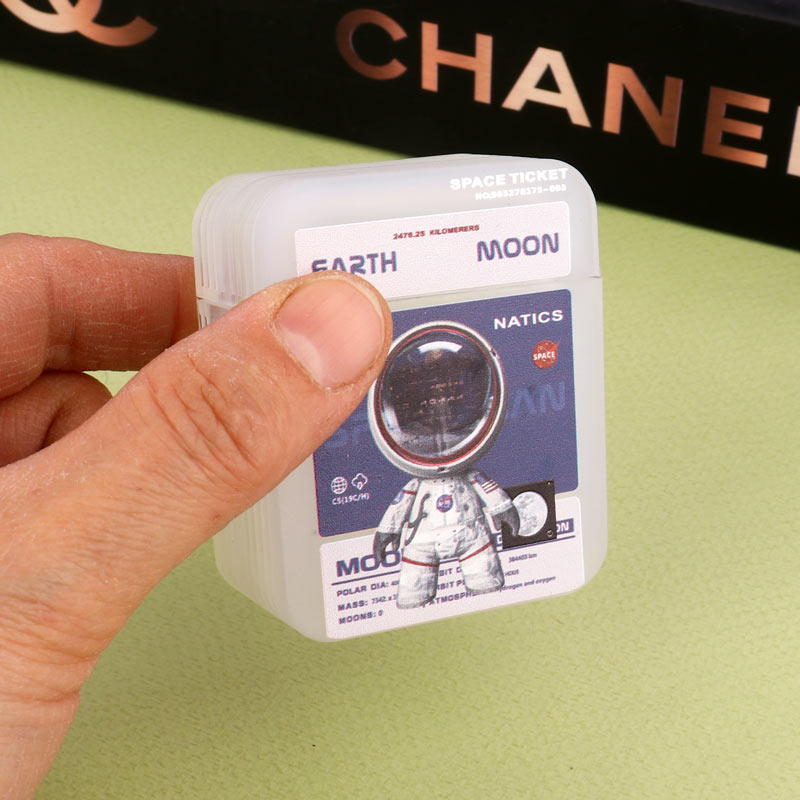 محافظ  AirPods 1 / 2 Pc طرح Space Ticket