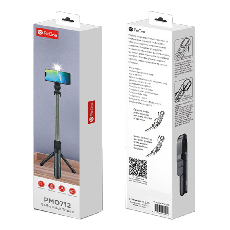 سه پایه و مونوپاد بلوتوثی ProOne PMO712