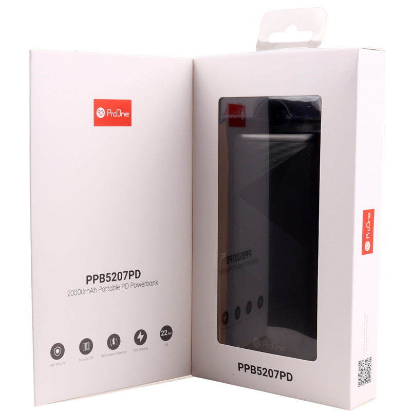 پاور بانک فست شارژ 20000 پرووان ProOne PPB5207PD PD 22.5W