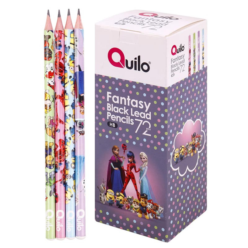 مداد مشکی کوییلو Quilo بسته ۷۲ عددی