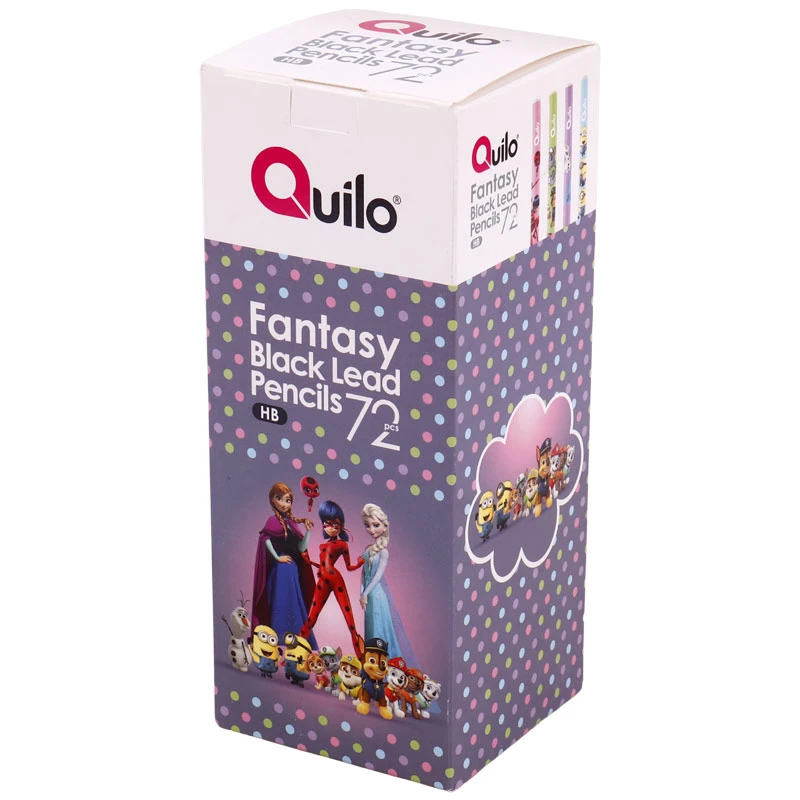 مداد مشکی کوییلو Quilo بسته ۷۲ عددی