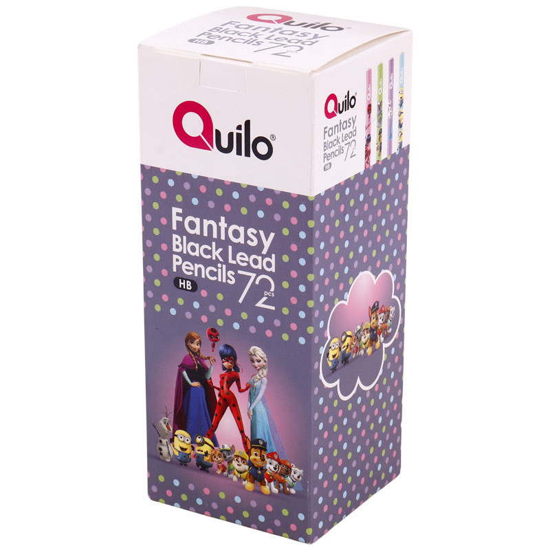 مداد مشکی کوییلو Quilo بسته ۷۲ عددی