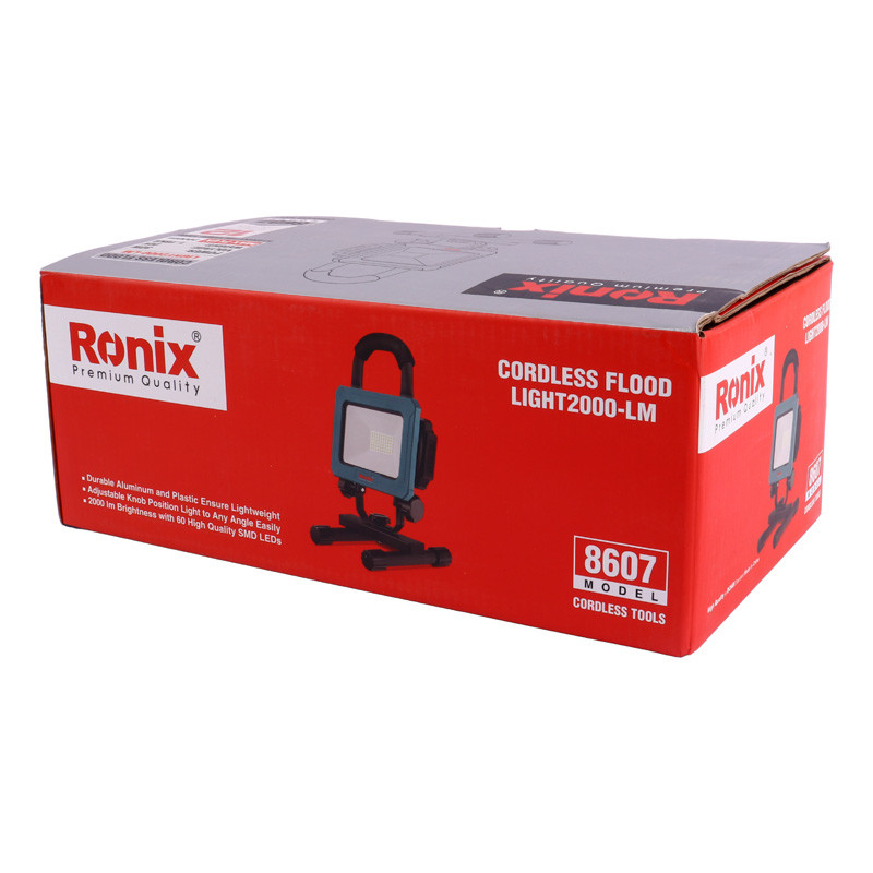 پروژکتور شارژی رونیکس Ronix 8607 LED IP20 30W