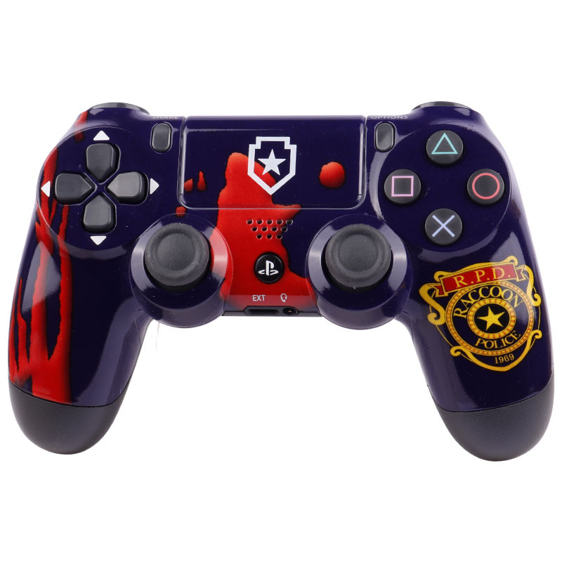 دسته بازی بی سیم SONY PlayStation 4 DualShock 4 High Copy طرح R.P.D Racoon Police