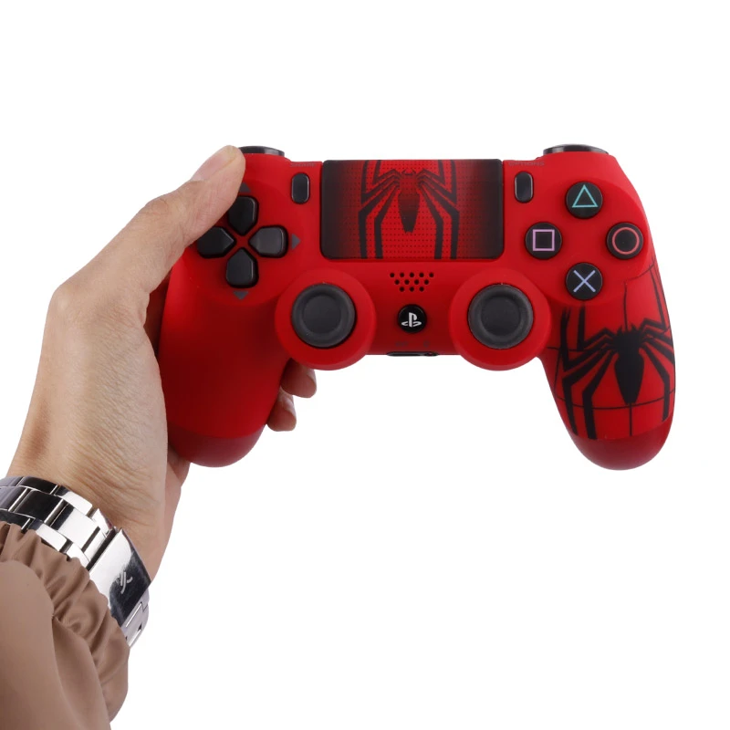 دسته بازی بی سیم SONY PlayStation 4 DualShock 4 High Copy طرح Spider Man