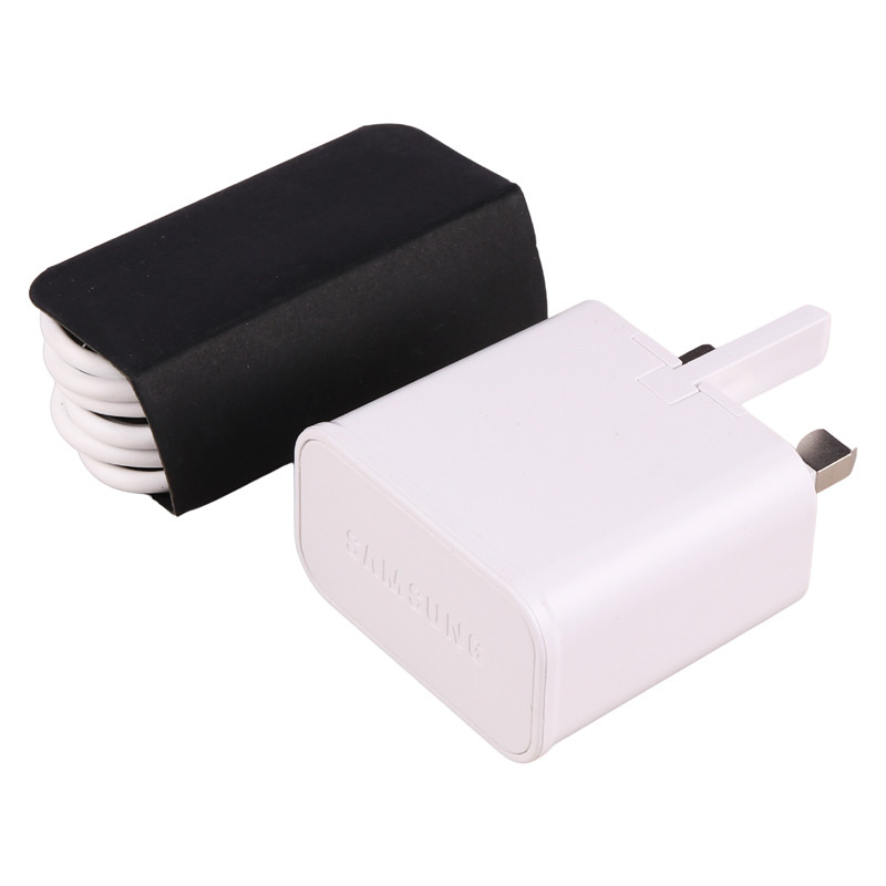 شارژر دیواری فست شارژ Samsung EP-TA20UBECGAE 2A 18W + کابل تایپ سی